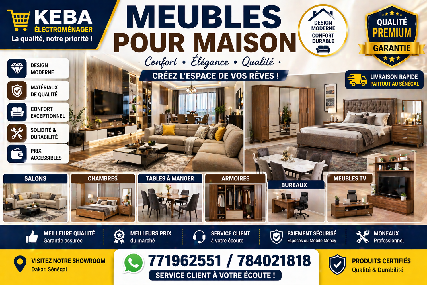 Meubles Modernes pour Maison